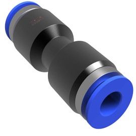Utah Pneumatic 4mm Or 5/32 Od Straight Air Line Union Push Air Fitting Pneumatic Push To Connect Air Fittings (5 Pack)
