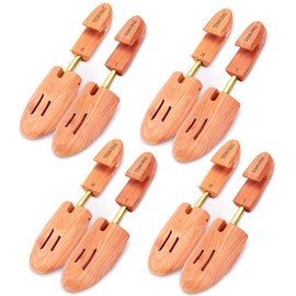 Cedar Space Wooden Shoe Stretcher Tree, 6.5-14 Sizes Cedar Wood Shoe Trees,2/4PC Shoe Stretcher for Men, Sneakers,Boots