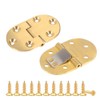 Saiper 90 Degree Solid Brass Butler Tray Hinges (2pcs) Flip
