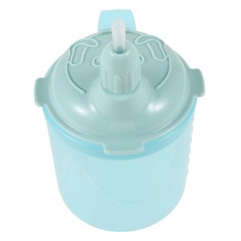 Gatuida Leak Drinking Cup with Straw for Bedridden Patients Practical Handle Design for Disabled Elderly Lightweight Durable Water Cup Green