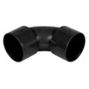 PVC Solvent Weld Waste Pipe 92.5° Swept Bend Fitting, 50mm,