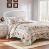 Greenland Home Antique Rose 100% Cotton Heirloom-Quality Quilt Set, 5-Piece