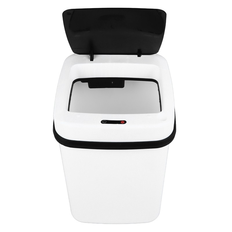Smart Trash Can Large Capacity LED Light Automatic Motion Sensor