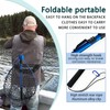 Fishing net (Retractable 11.81, Blue, 48in)