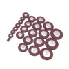 Alnicov 25Pcs Sax Leather Pads Replacement Accessories for Alto Saxophone