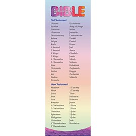 Celebrate Wonder Books of the Bible Bookmark (Pkg of 25)