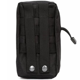 Tactical MOLLE Pouch Waist Pack EDC Organiser Medic Tool Bag Airsoft Military Army Utility Belt Backpack Vest Pouch (Black)