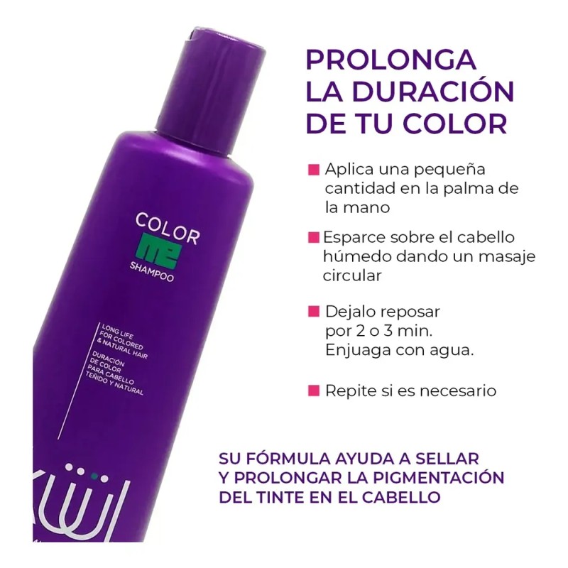 Shampoo Para Cabello Teñido, Procesado Kuul Color Me