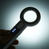 Handheld Magnifying Glass 5x Rechargeable Touch Control LED Light Handheld