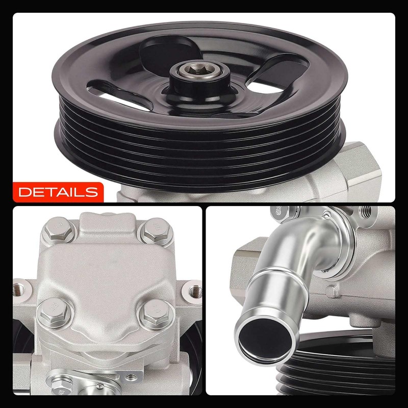 A-Premium Power Steering Pump, with Pulley, Compatible with Jeep Wrangler