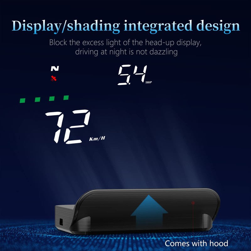 Heads Up Display for Cars, GPS Speedometer for Car, Universal