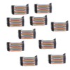 10Pcs Jump Wire Plastic Male to Female Connecting Cable for