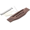 Swhmc 6 String Adjustable Rosewood Bridge Acoustic Guitar Saddle Nut