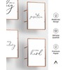 BLCKART Bathroom Poster Set, Stylish Bathroom Wall Pictures with Sayings,