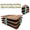 20 Piece Baking Tray Stacker, Reusable Baking Tray Stacker, Space