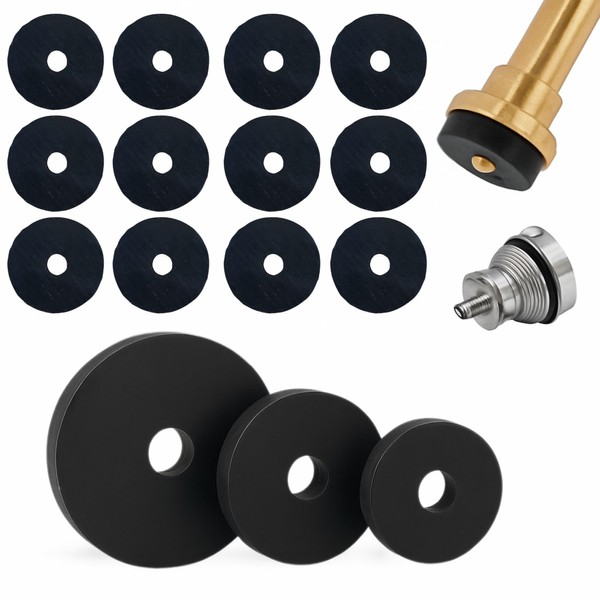 Mario10 24-Piece Rubber Hose Washer Set – 1/2", 3/4", and