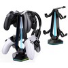 Oritikur RGB Headset Stand with 9 Light Modes and 2