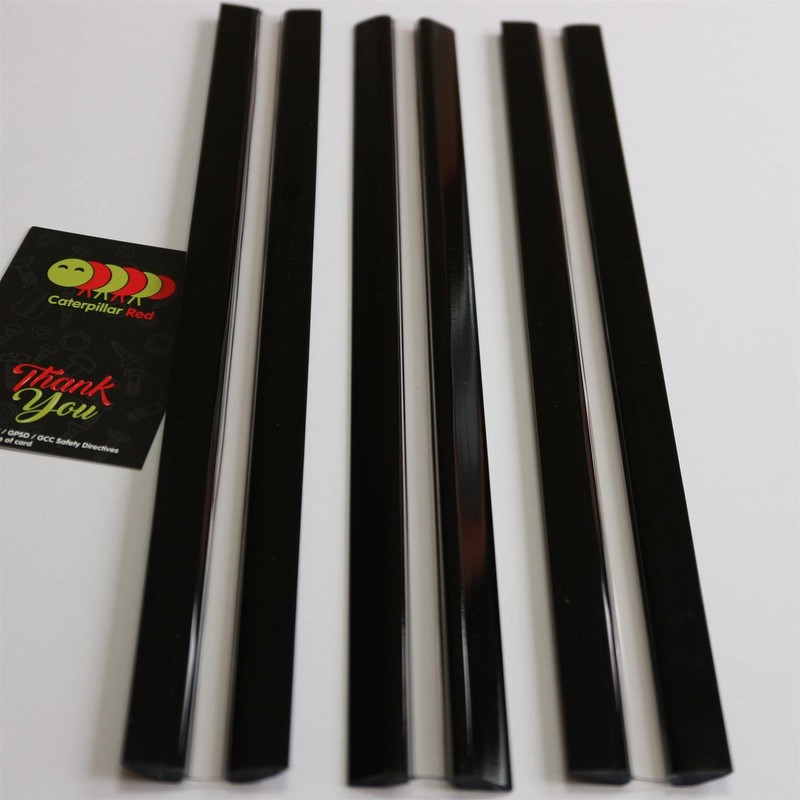 Caterpillar Red 3 x 300mm, Black, (12 inches), Low Profile