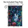 Startlit Patio Spring Summer Garden Flag 12x18 Inch Double Sided