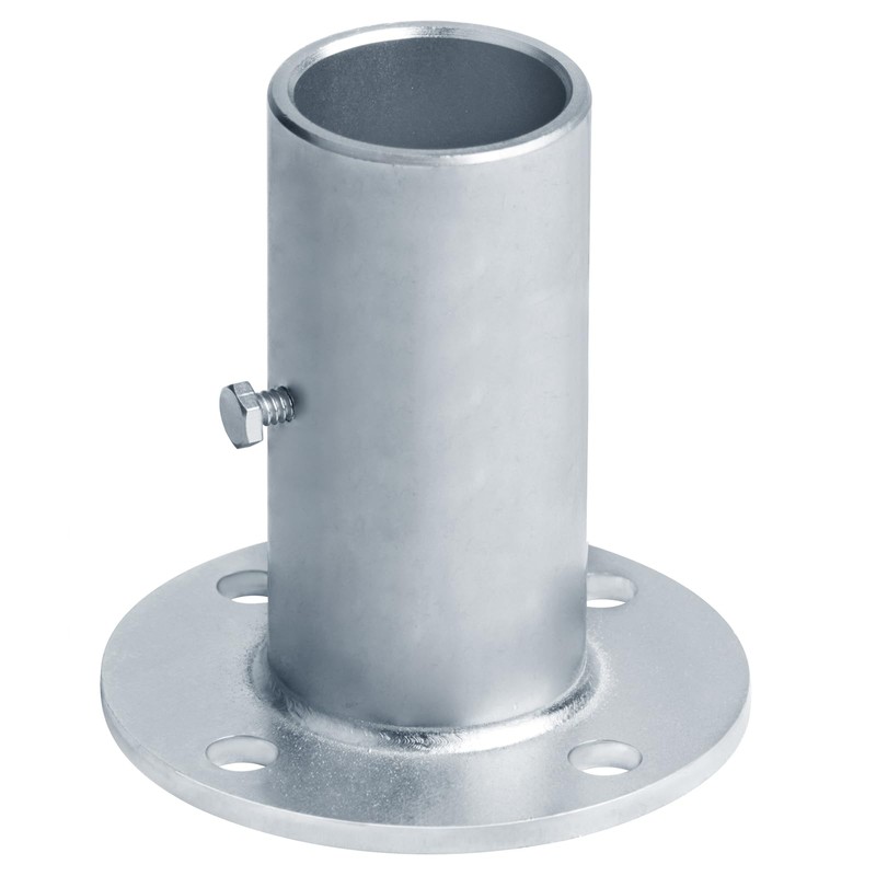 GBGS 4 Pcs Chain Link Fence Post Floor Flanges,fot 1-5/8"
