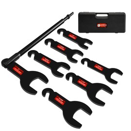BETOOLL 8PCS Pneumatic Fan Clutch Wrench - 43300 Removal Tool Kit, Auto Repair Spanner Kit Installs Compatible With Ford, GM, Chrysler and Jeep