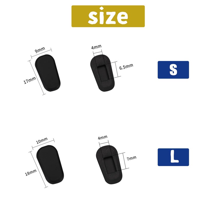 5 Pairs Slip-on Nose Pads Covers,Soft Silicone Eyeglasses Nosepads Anti-Slip