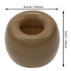 ONLYKXY 1pcs Mini Ceramic Toothbrush Base Holder Single Stand Ring
