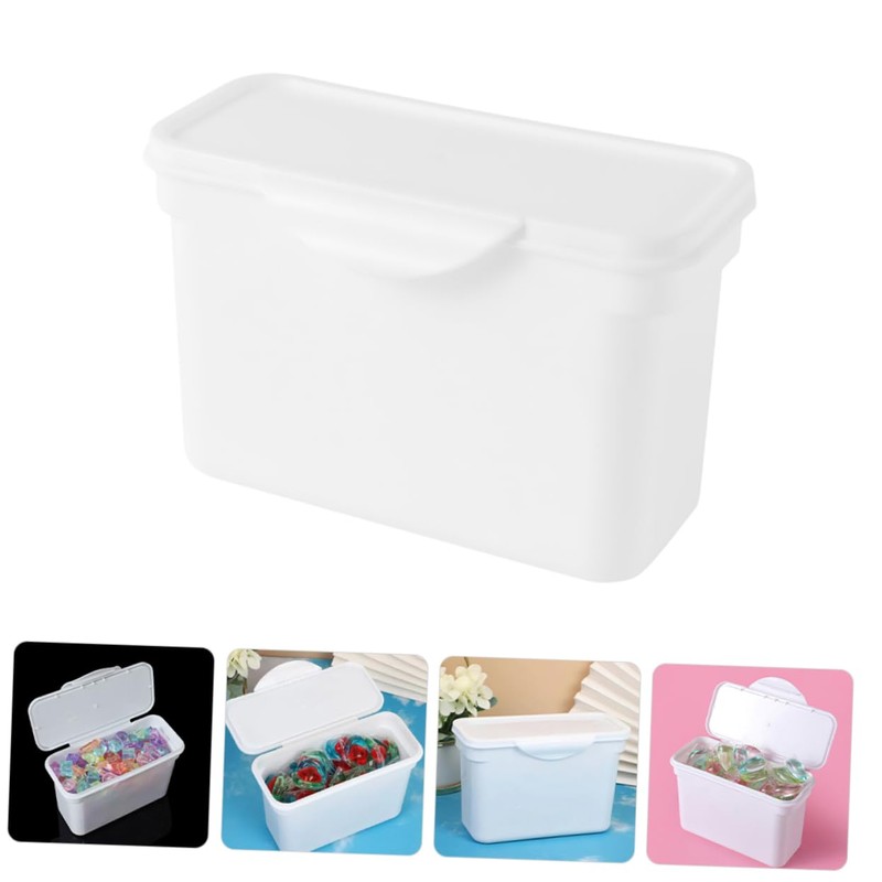 OFFSCH 4Pcs Laundry Powder Container Set Multi Functional Storage Box