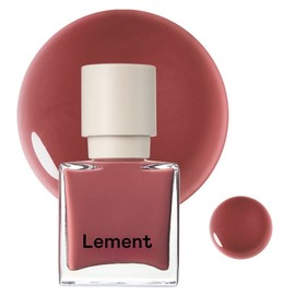 Lement Color Nail Polish, 65 Wood Berry, 9.5ml, 1 Piece / 르멘트 컬러 네일 매니큐어, 65 우드베리, 9.5ml, 1개