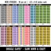 Confidential Double Line Border Document Sticker Pack - Matte Finish