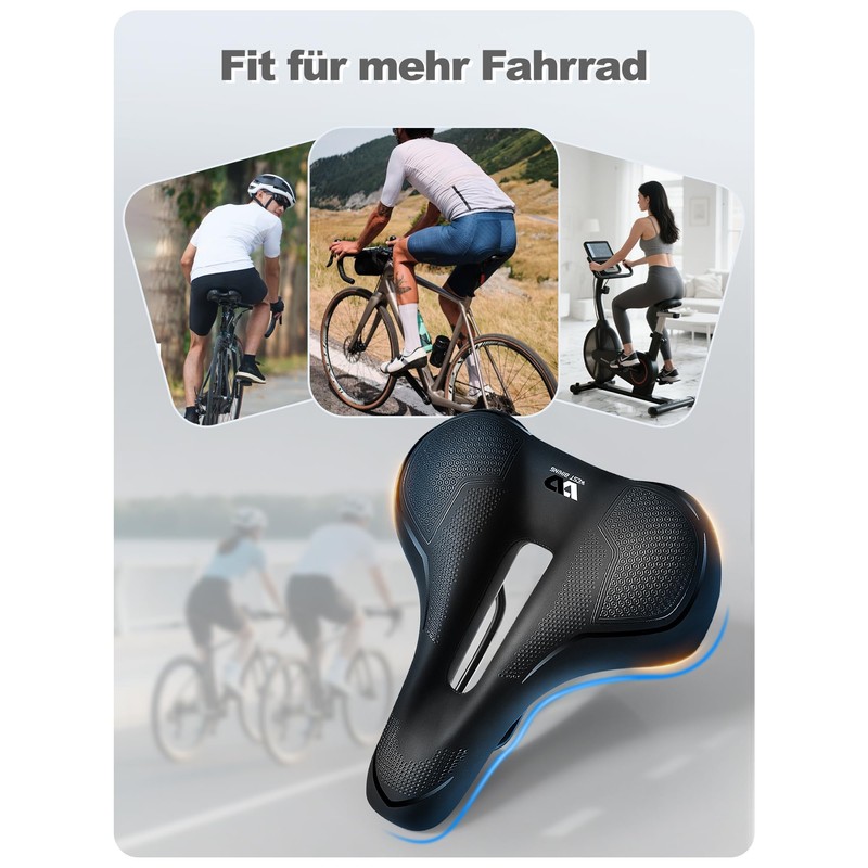 PRMHOOT Bike Seat Cover for Men Women mit Memory Foam,