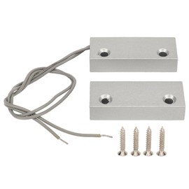 10W Magnetic Reed Switch Zinc Alloy Responsive NC Door Window Contact Sensor for Garage Warehouse Shop 100V