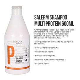 Shampoo Multi Proteínas Salem By Gaero Shop | Sin Parabenos | Sin Sulfatos | Vegano | 600ml
