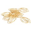 100pcs Special Shape Paper Clips Creatively Cute Plated Metal Bookmark