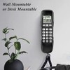 Teléfono residencial con cable, montable en la pared,compatible con visualización