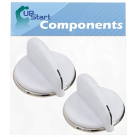UpStart Components 2-Pack Dryer Knob Replacement for GE DHDSR46EG6WW - Compatible with WE01X20378, AP5806667, WH01X10460, 3280609, PS9493075, WE01X20432, WH01X10307