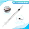 10 Pack 1ml Syringes for Liquid with Cap,Colostrum Syringe Individually