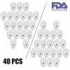 Lotfancy 40PCS Large Snap On Replacement Electrode Pads For TENS