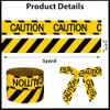 2 Rolls 14 Yards Grosgrain Caution Tape - 7/8" Yellow
