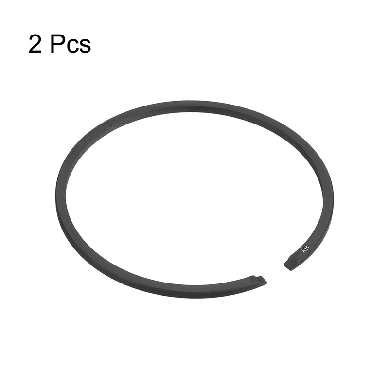 uxcell Piston Ring Set, 2Pcs 49mm x 1.5mm Standard Size