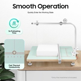 72W Hot Wire Foam Cutter Working Table Tool Sponge Styrofoam Cutting Machine US