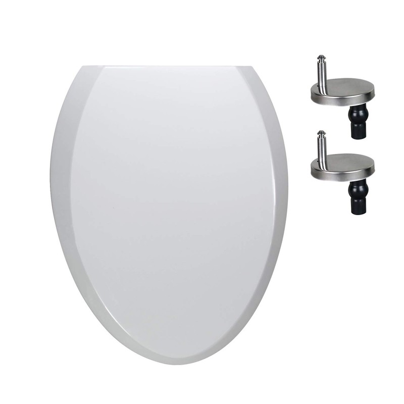 WinZo UF001 Elongated Toilet Seat Cover, Heavy Duty UF Soft