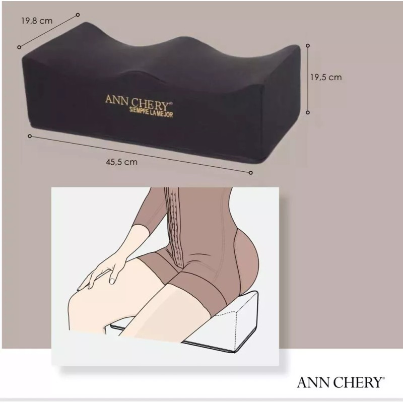 Ann Chery Cojin Post Operatorio De Aumento De Glúteos Lavable