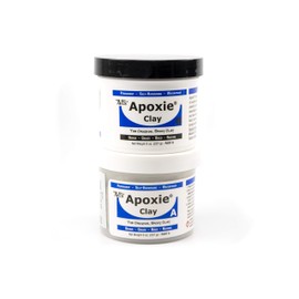 Aves Apoxie Air Dry Modeling Clay for Professionals - Self Hardening Modeling Clay, Waterproof Sculpting Clay Made for Detail - No Cracking Modeling Clay - 2 Part Epoxy Clay for Sculpting, White (1 Lb)