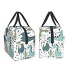Giwawa Dinosaur Cactus Lunch Bag Waterproof Insulated Lunch Cooler Tote