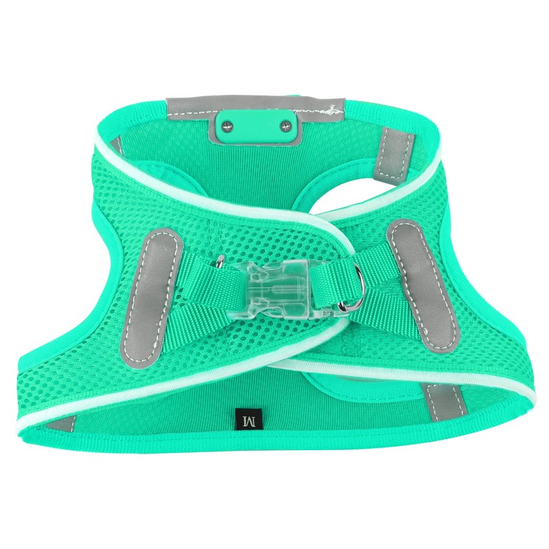 Light Up Dog Harness,Rechargeable LED Dog Harness for Small Medium