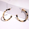 Hoop Earrings For Women Statement Acrylic Open Hoop Earrings Bohemia