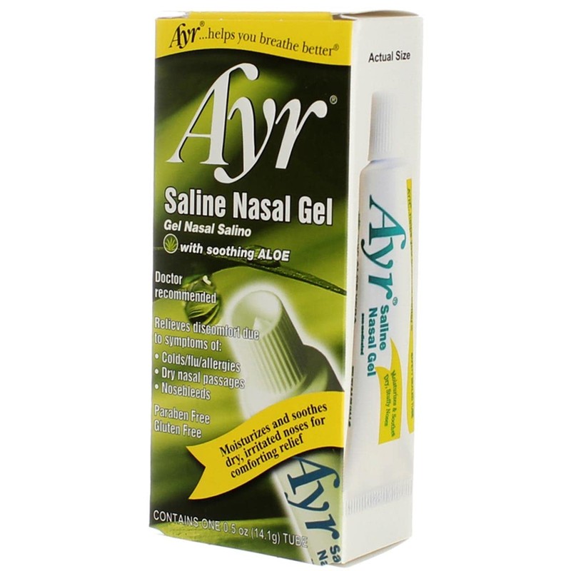 Ayr Saline Nasal Gel with Aloe - 0.5 oz, Pack