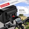 Valkental x Klickfix 3-in-1 Bicycle Handlebar Bag, Fully Reflective &
