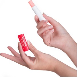 Vaseline Lip Therapy Stick Rosy Lips 4.8 g + Lip Care Rosy Mini Tarro 7g, Rosa